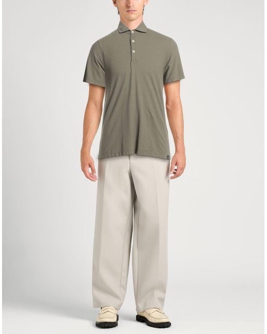 Polo Lardini de hombre de color Green