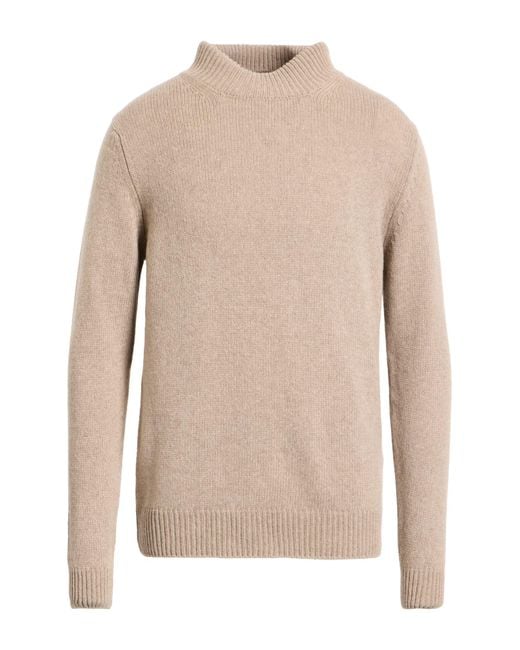 Aragona Natural Turtlenecks for men