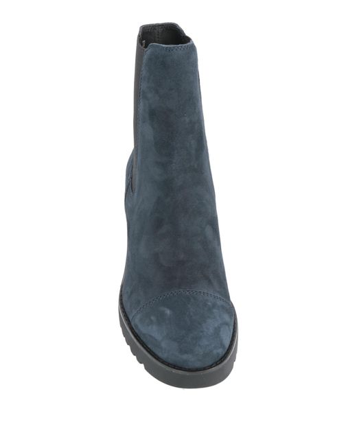 Hogan Blue Ankle Boots