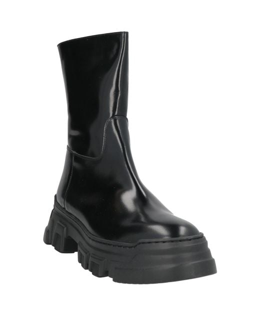 Pollini Black Ankle Boots