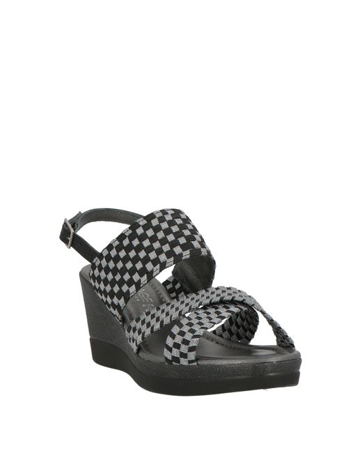 Vernissage Jewellery Black Sandals Synthetisches Material, Textile Fibers