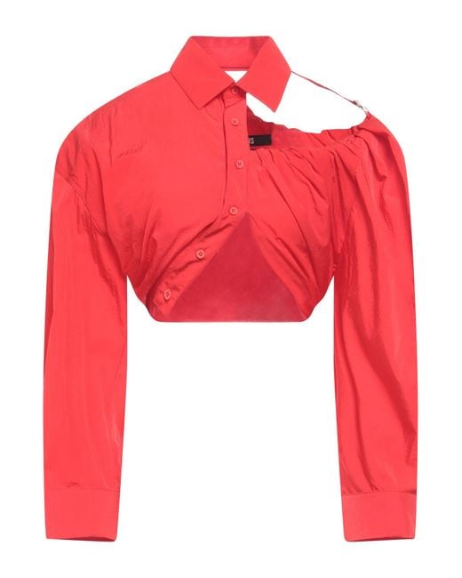 Jacquemus Red Shirt Polyamide