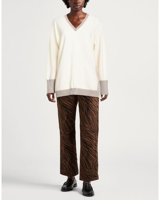 Drumohr White Sweaters