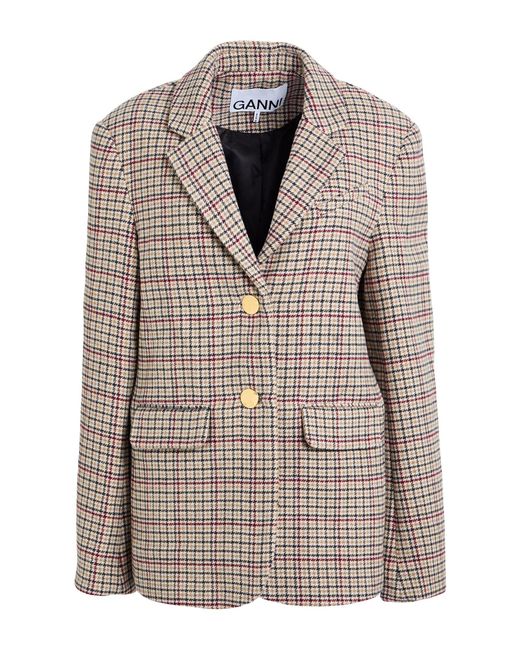 Ganni Gray Blazers