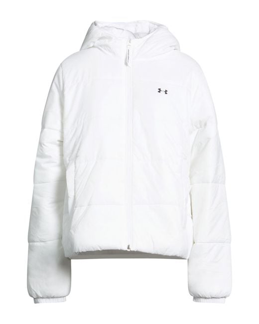 Under Armour White Puffers
