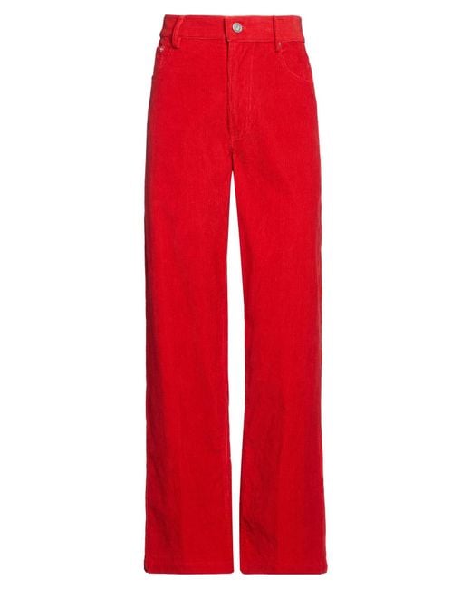Laurence Bras Red Pants Cotton