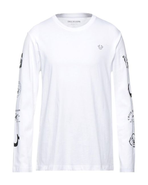 True Religion T-shirt in White for Men 