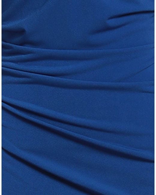 Dixie Blue Bright Mini Dress Polyester, Elastane, Polyamide