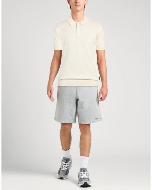 John Richmond White Polo Shirt Cotton for men