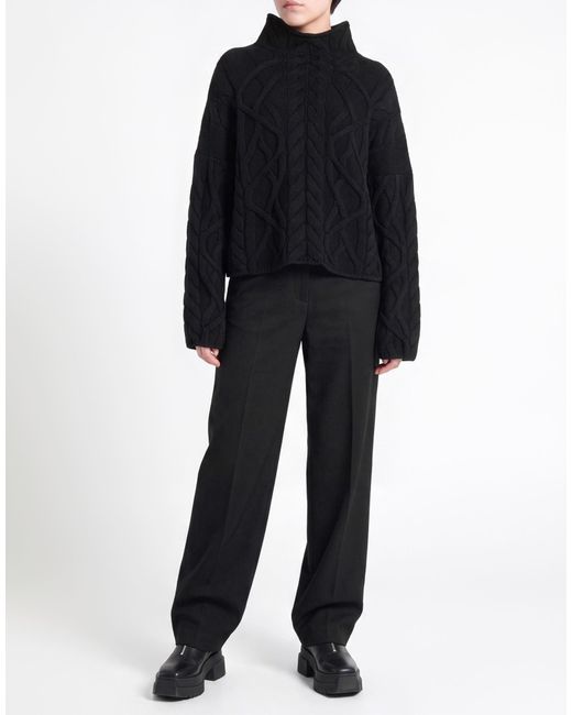 Alpha Studio Black Turtleneck