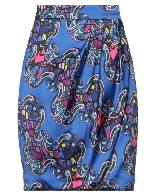 Custoline Blue Mini Skirt