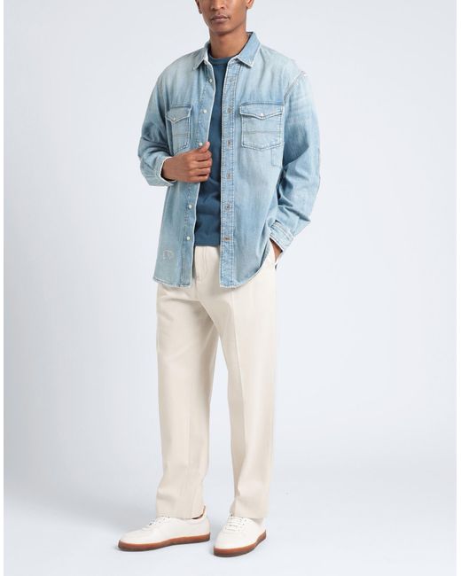 Chemise en jean Tommy Hilfiger pour homme en coloris Blue