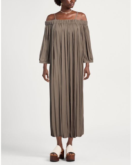 Ballantyne Brown Maxi-Kleid