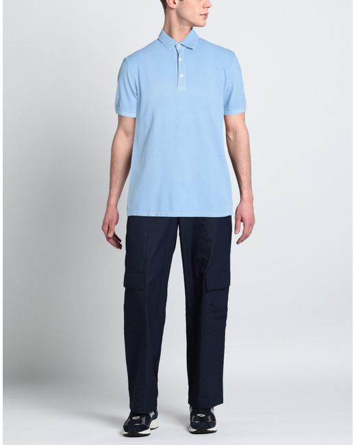 Van Laack Blue Polo Shirt for men