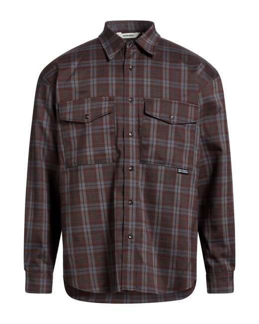 UNIFORM BRIDGE & CO. Brown Shirt for men