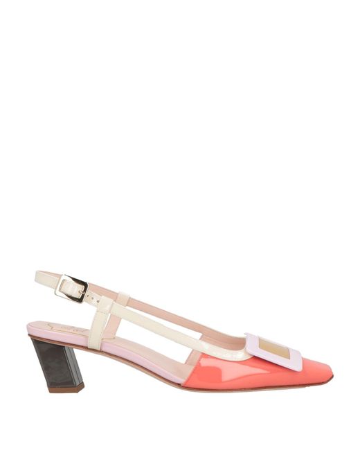 Roger Vivier Pink Pumps Soft Leather