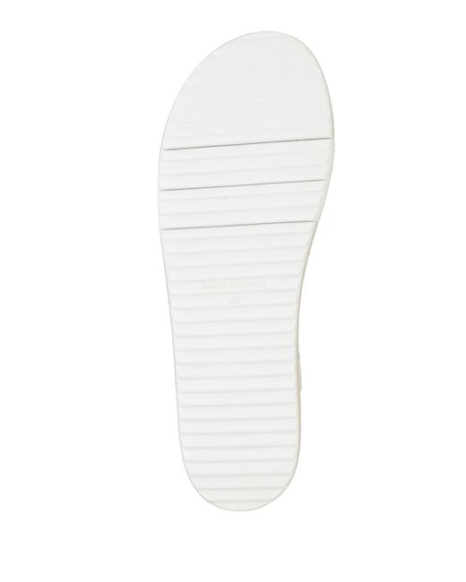 Pollini Green Sandals Leather
