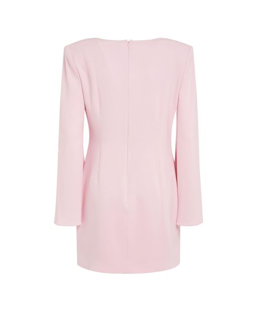 Roland Mouret Pink Mini-Kleid