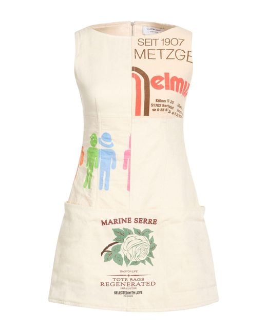 Robe Courte MARINE SERRE en coloris White