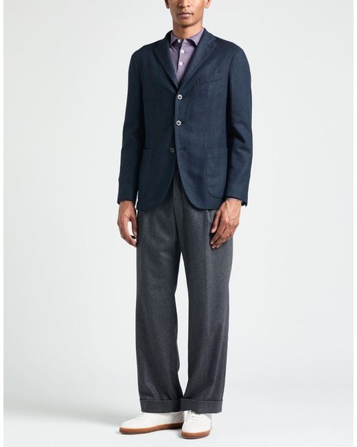 Boglioli Blue Blazer for men