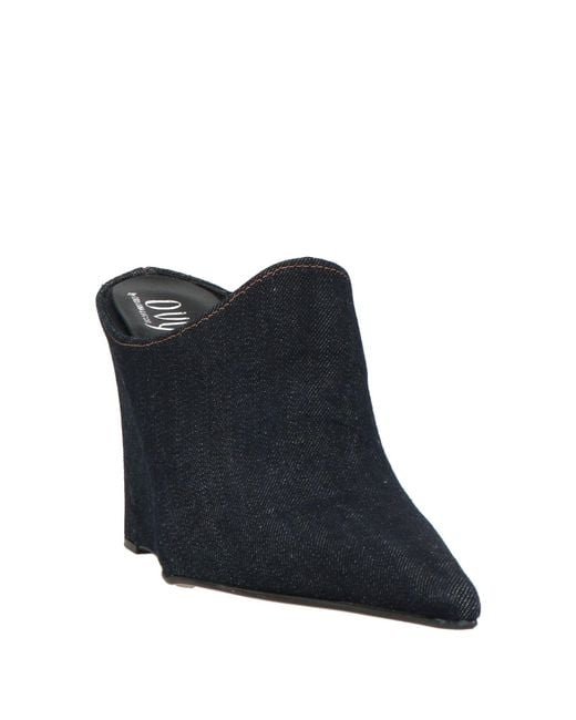 Ovyè Blue Mules & Clogs