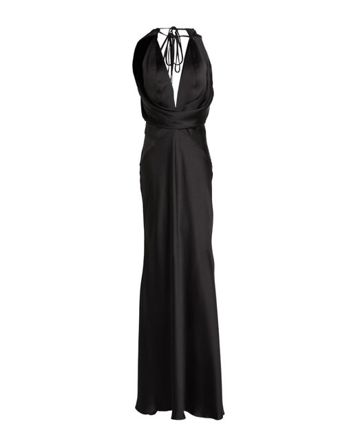 Robe longue ACTUALEE en coloris Black