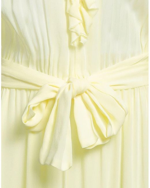 SIMONA CORSELLINI Yellow Midi Dress