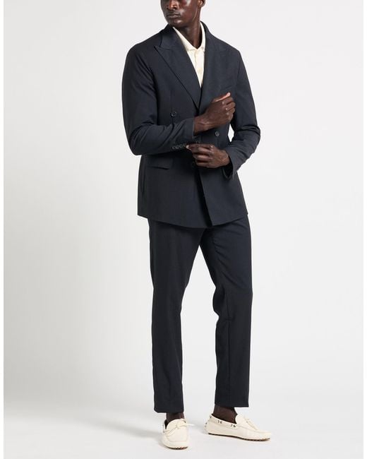 Exte Blue Midnight Suit Wool for men