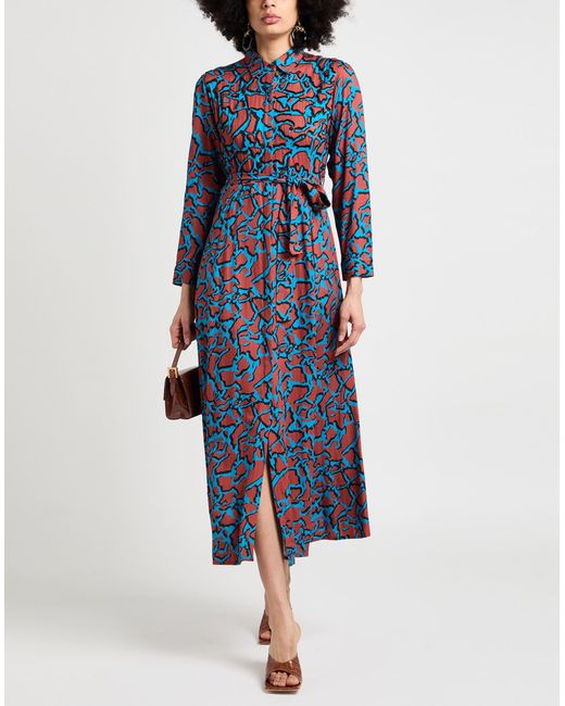 CONNOR & BLAKE Blue Maxi-Kleid