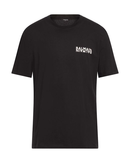 Balmain Black T-Shirt for men