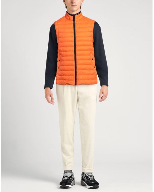 Peuterey Orange Gilet for men