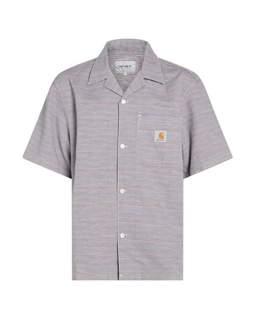 Carhartt Gray Shirt Cotton for men