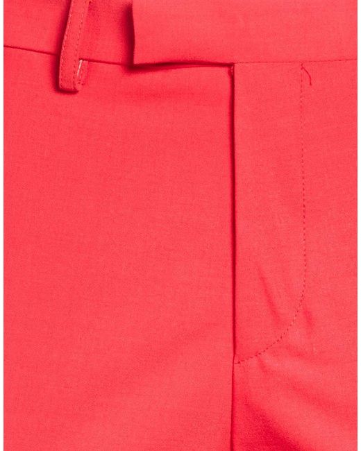 BRERAS Milano Red Pants Polyester, Virgin Wool, Elastane