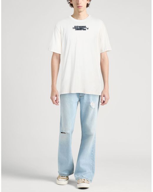DIESEL White T-Shirt Cotton for men
