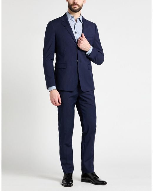 Emporio Armani Blue Suits for men