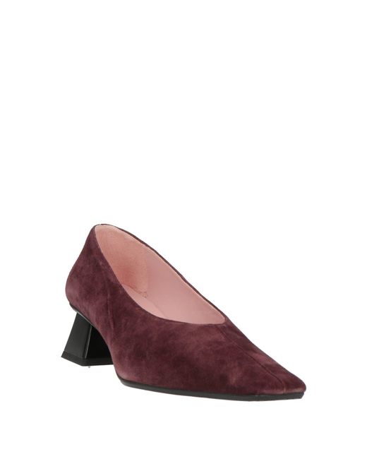 Ras Purple Pumps Leather