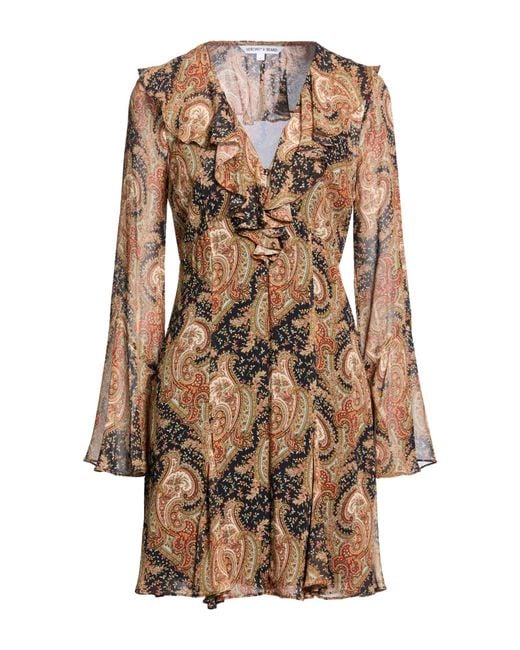 Veronica Beard Brown Mini Dress