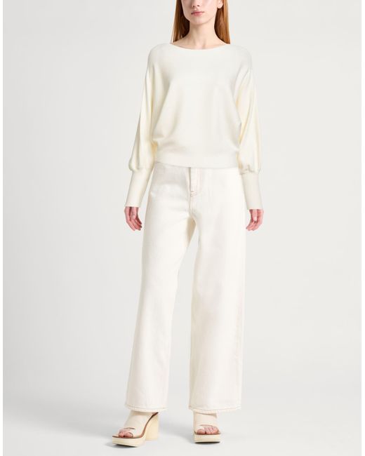 Alpha Studio White Sweater