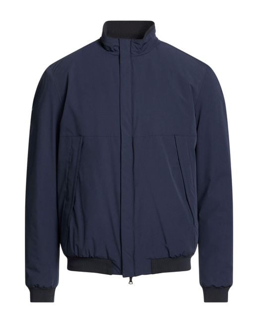 Paul & Shark Blue Jacket Polyester, Elastane for men