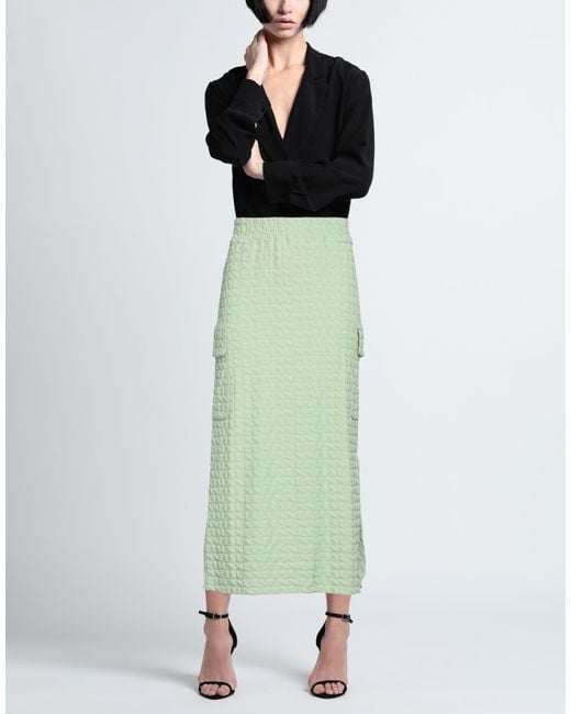 Sunnei Green Maxi Skirt