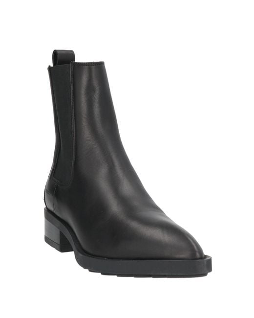 Copenhagen Shoes Black Ankle Boots Leather