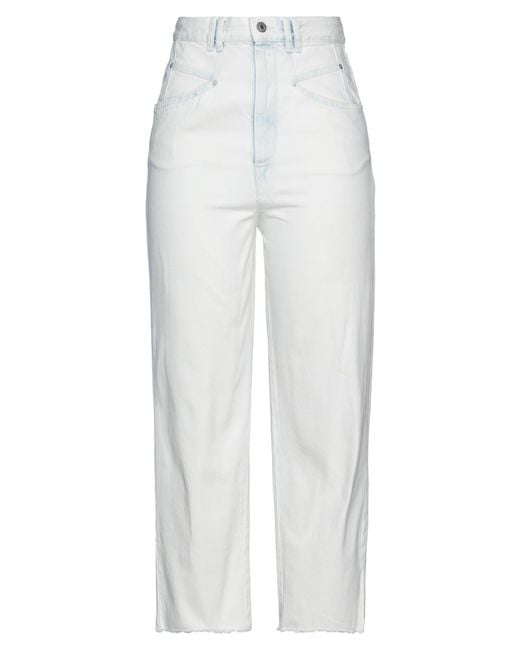 Isabel Marant White Denim Trousers