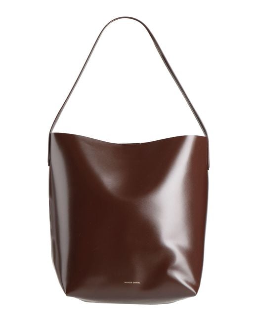 Mansur Gavriel Brown Shoulder Bag