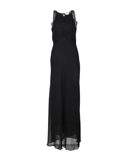 Anna Molinari Black Maxi Dress