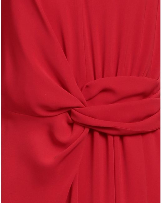 Max Mara Studio Red Midi Dress