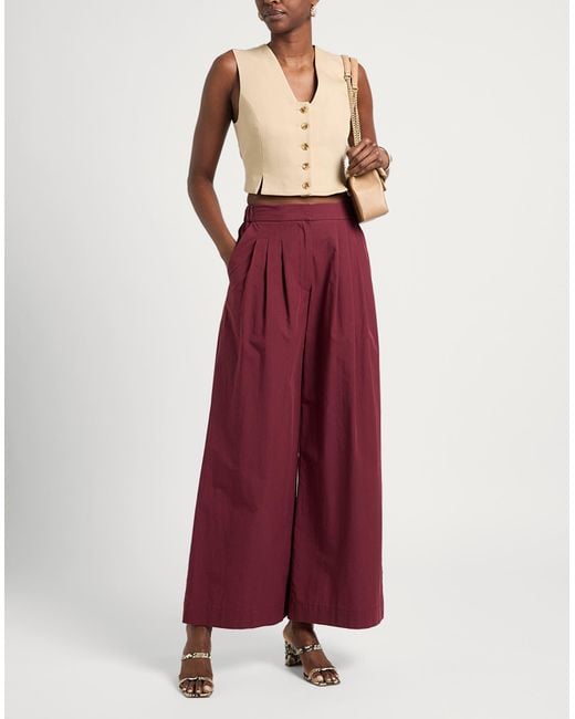 Ottod'Ame Red Trouser