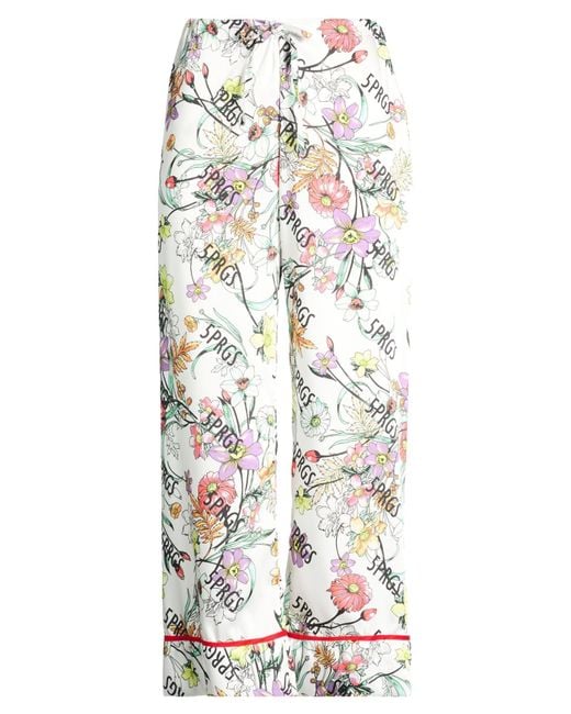 5 PROGRESS White Pants Polyester