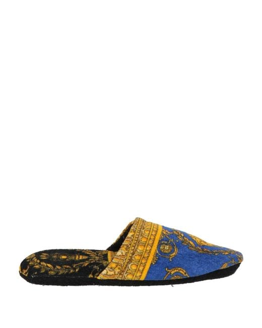 Versace Blue House Slipper for men