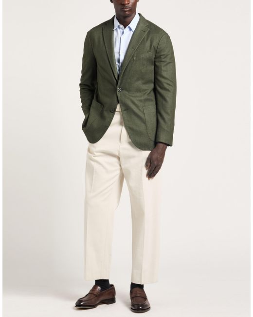 Boglioli Green Blazer for men