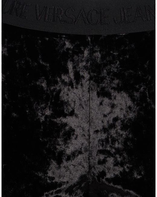 Versace Jeans Couture Black Pants Polyester, Elastane